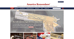 Desktop Screenshot of americaremembers.com